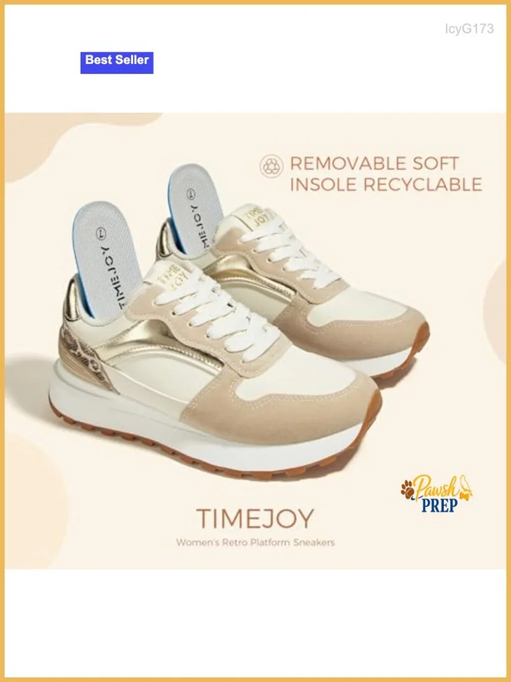 Retro Platform Sneakers Colorblock Oxford Fabric Chunky Lace-Up Shoes with